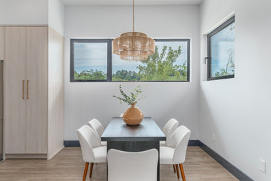 Example of a trendy dining room design in Other