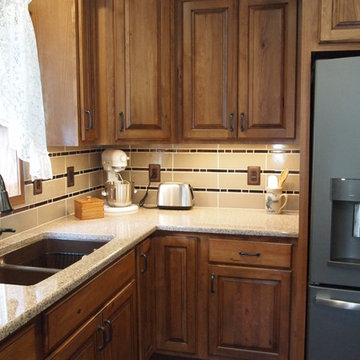 Galva, IL- Rustic Beech Kitchen With Storage Galore!