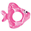 31" Pink Inflatable Fish Children's Swim Ring Tube Float