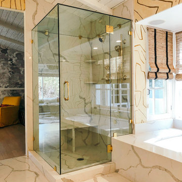 Greater Los Angeles Contemporary Bathroom Renovation