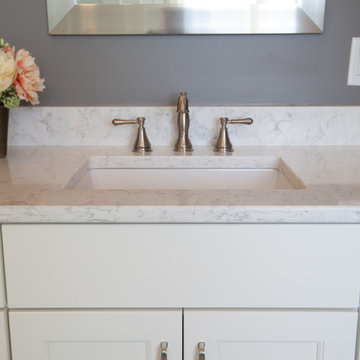 Master Bathroom Remodel from Traditional to Classic Transitional