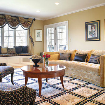 Classic elegance with a touch of playful sophistication