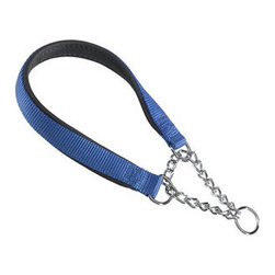 Ferplast Daytona Blue Padded Half Choke CollarDog Collars - Dog Toys
