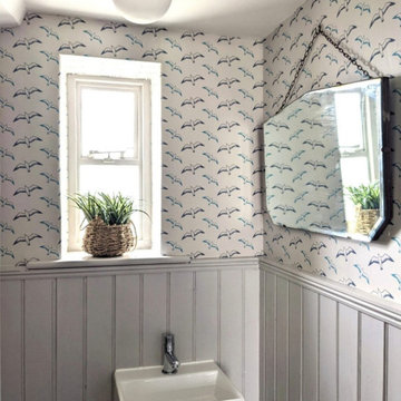 North Wales Coastal Home Cloakroom