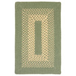 Colonial Mills - Yucatan, Green 5x5 - Brilliantly simple. Smart banded design. Beautiful woven texture. Soft blended wool. Is your living room missing a centerpiece? Does your dining room need something soft underfoot? This rug's for you! Hand crafted. Made to order. Recommended for indoor use only. Reversible for twice the wear.