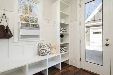 Example of a country entryway design in Chicago
