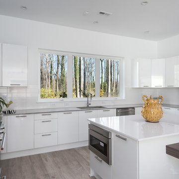 Large U-Shaped Kitchen in Charlotte’s First Solar Community