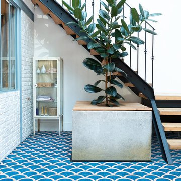 Carreaux de ciment BAHYA, modèle ONDINE