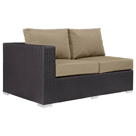 Convene Outdoor Patio Left Arm Loveseat