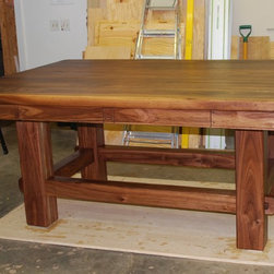 Chad Womack Design - Solid Walnut Kitchen Island - Products