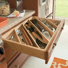Traditional Kitchen Drawer Organizers by MasterBrand Cabinets