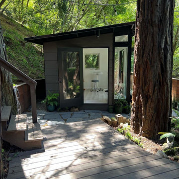 10x12 Art Studio in Redwood Garden