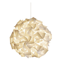 Akari Lanterns - Squares Hanging Pendant Lamp, Deluxe - Pendant Lighting