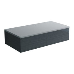 ADM Bathroom Design - ADM Wall Mounted Cabinet, White Top With Stainless Steel Brush Panels, 31" - Bathroom Accessories