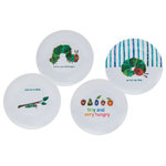Godinger - The Very Hungry Caterpillar Melamine Plate Set of 4 - World of Eric Carle's melamine set features beautiful images from his beloved stories. The bright, colorful art kids will love to look at and enjoy eating from!
