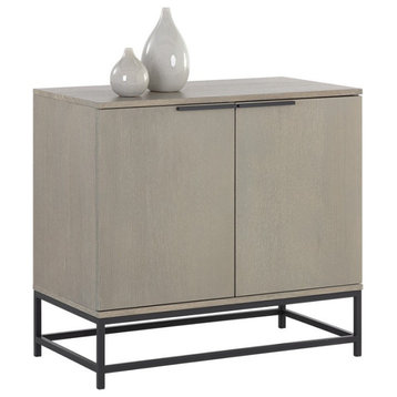Rebel Sideboard, Small, Black, Taupe