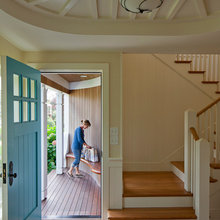 Wood Floors & White Trim