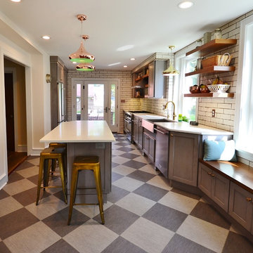 100 year old West Chester PA home was in need of a serious facelift!