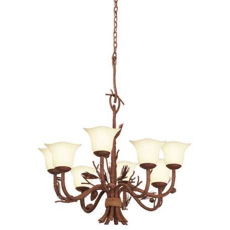 Ponderosa 8 Light Chandelier