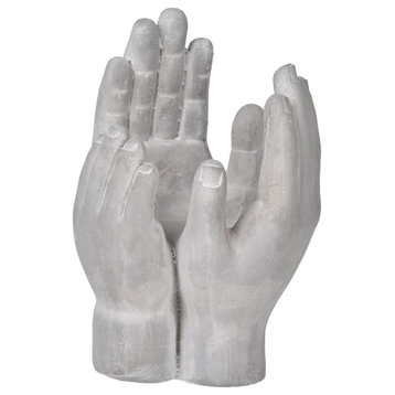 A&B Home Accepting Hands Accent Candle Holder
