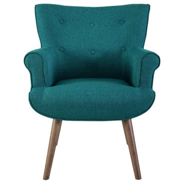 Andrea Teal Upholstered Armchair