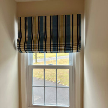 Roman Shades - operational and faux