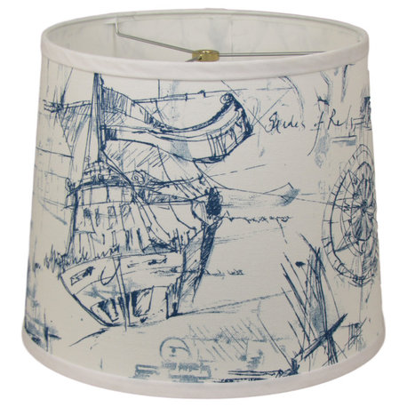 Nautical Lamp Shade, 14"
