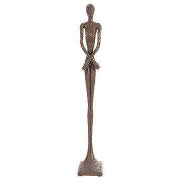 Skinny Female Sculpture, Bronze, Small