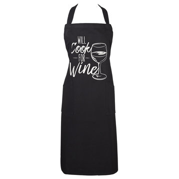 Cook For Wine Print Chef Apron