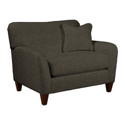 Dolce Premier Chair & A Half by La-Z-Boy shown in Graphite - Products
