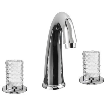 Kyros Luxe Bathroom Faucet, Polished Chrome, Without pop-up drain