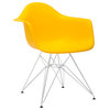 Edgemod Padget Arm Chair, Yellow, Set of 2