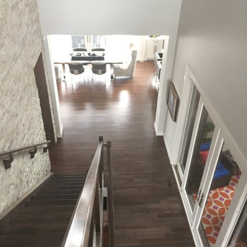 Smoky Grey Hardwood Floor - Entry