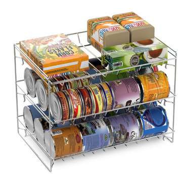 3 Tier Can Dispenser, Stackable Can Organizer Rack by Classic Cuisine