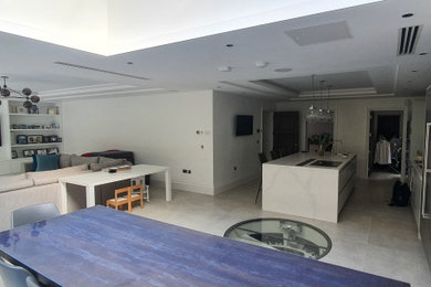 Photo of a modern living room.
