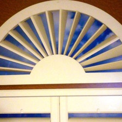 Arched and Odd Shaped Windows - Interior Shutters