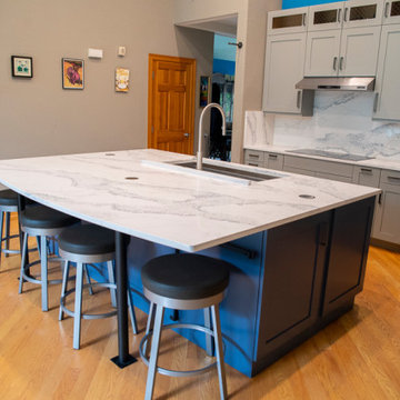 Modern Kitchen with Pop-Up Outlet!