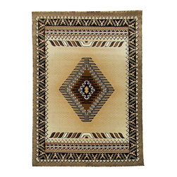 DonnieAnn - DonnieAnn Kingdom K143BB Southwestern Pattern Design Area Rug Multicolor - K143B - Rugs