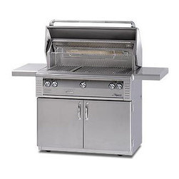 Alfresco 42'' Lx2 Grill On Cart: Stainless Steel Natural Gas | ALX242SZRFG-NG - Outdoor Grills