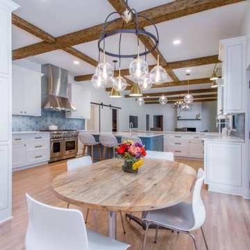 Kitchens with Faux Wood Beams