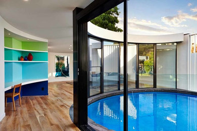 Contemporary pool in Melbourne.