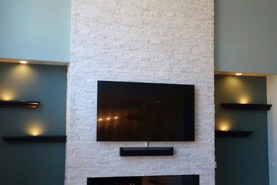 Transitional home design photo in Minneapolis