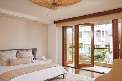 Example of a trendy bedroom design in Los Angeles