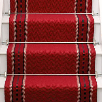 Roger Oates Hampton Madder stair runner carpet in Richmond Surrey