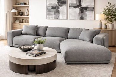 Living room - living room idea in New York