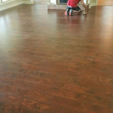 12.3mm Gunstock Hickory Laminate Installation
