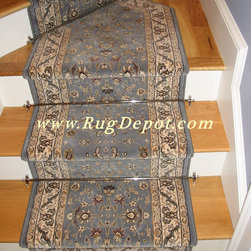 Dynamic Brillant Kashan Blue - Carpet Tiles