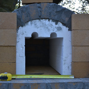 The Freeman Family Wood Fired Brick Pizza Oven in California