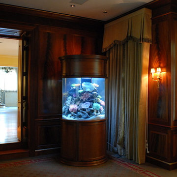 Home Office Saltwater Aquarium
