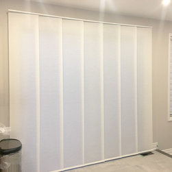Sliding Glass Door Window Covering Solutions - Vertical Blinds